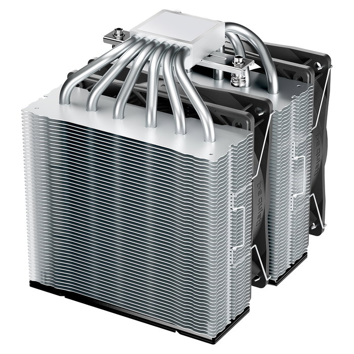 Be Quiet! Pure Rock Pro 3 Refrigerador de Aire para CPU, Plata, 2 Ventiladores de 120 mm, TDP 250W, Compatible Intel LGA 1150/1151/1155/1200/1700/1851 y AMD AM4/AM5