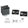 Be Quiet! Pure Rock Pro 3 Refrigerador de Aire para CPU, Plata, 2 Ventiladores de 120 mm, TDP 250W, Compatible Intel LGA 1150/1151/1155/1200/1700/1851 y AMD AM4/AM5