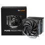 Be Quiet! Pure Rock Pro 3 Refrigerador de Aire para CPU, Plata, 2 Ventiladores de 120 mm, TDP 250W, Compatible Intel LGA 1150/1151/1155/1200/1700/1851 y AMD AM4/AM5