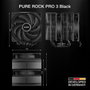 be quiet! Pure Rock Pro 3 Plata TDP 250W