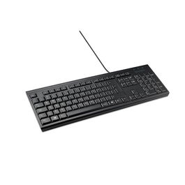 Kensington KB100 EQ Teclado Completo con Cable USB-A, Resistente a Derrames, Diseño Sostenible