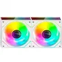 Mars Gaming MF-3DPROX2R Pack 2 Ventiladores 12cm ARGB Blancos