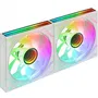 Mars Gaming MF-3DPROX2R Pack 2 Ventiladores 12cm ARGB Blancos