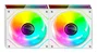 Mars Gaming Kit 2 Ventiladores MF-3DPROX2R ARGB Blanco