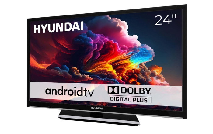 Hyundai HLA24451 Televisor LED 24" 60 cm HD Ready Smart TV Android HDR Negro
