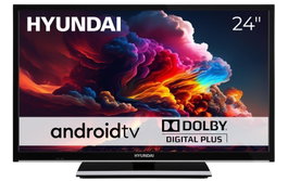 Hyundai HLA24451 Televisor LED 24" 60 cm HD Ready Smart TV Android HDR Negro