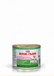 Royal Canin Starter Mousse Alimento Húmedo para Cachorros, 12 Latas x 195 gr