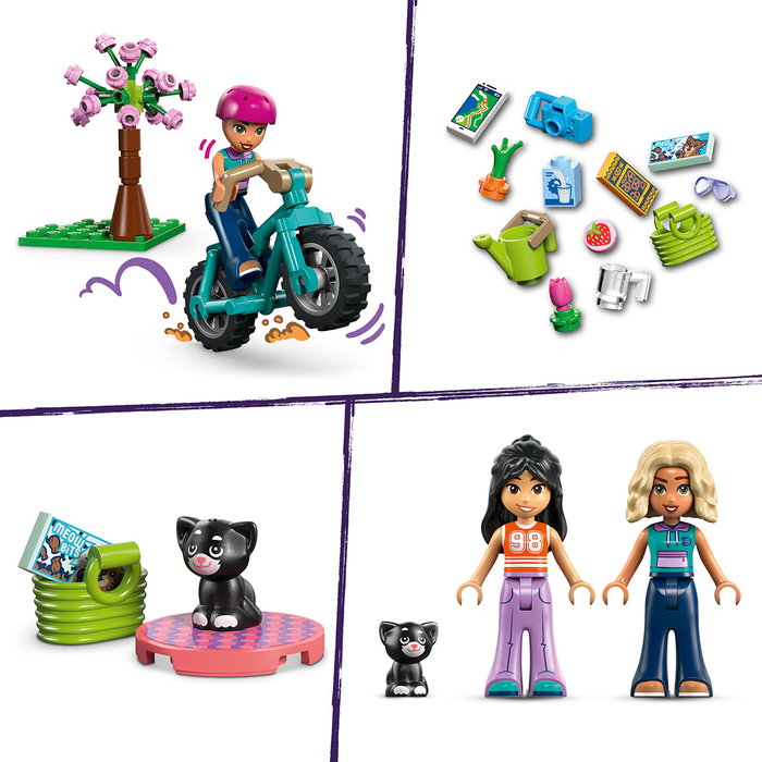 LEGO Friends 42682 Cabaña de Glamping en Naturaleza, Set de Construcción con 295 Piezas para Niñas y Niños de 6 Años o Más
