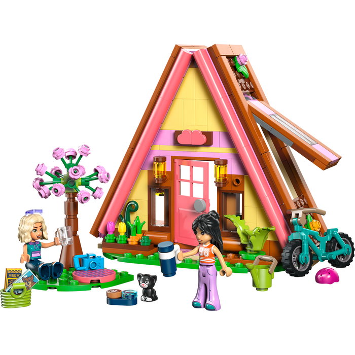 LEGO Friends 42682 Cabaña de Glamping en Naturaleza, Set de Construcción con 295 Piezas para Niñas y Niños de 6 Años o Más