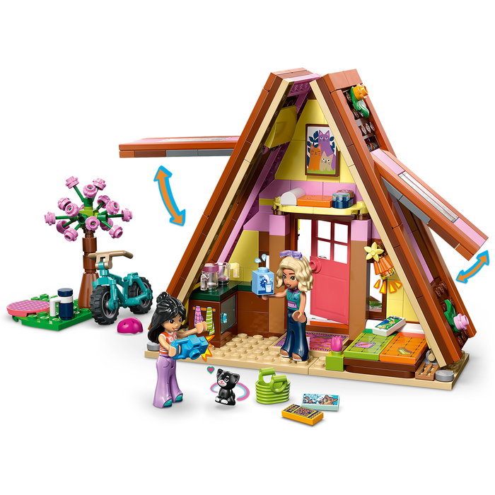 LEGO Friends 42682 Cabaña de Glamping en Naturaleza, Set de Construcción con 295 Piezas para Niñas y Niños de 6 Años o Más