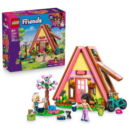 LEGO Friends 42682 Cabaña de Glamping en Naturaleza, Set de Construcción con 295 Piezas para Niñas y Niños de 6 Años o Más