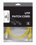 Gembird Cable de red Cat6 U/UTP Amarillo 0,5 m