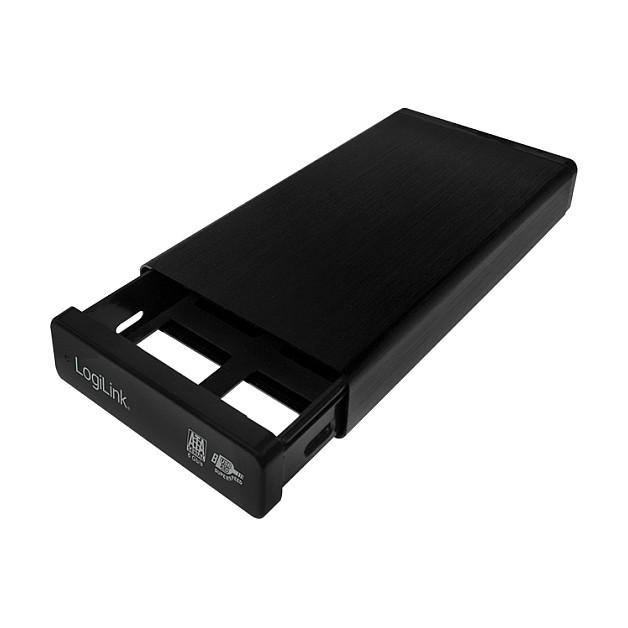 LogiLink Carcasa Externa 3,5 pulg. USB 3.0/SATA Negro Aluminio LogiLink Carcasa Externa 3,5 pulg. USB 3.0/SATA Negro Aluminio