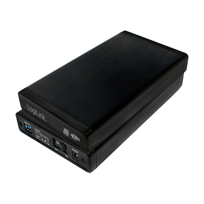LogiLink Carcasa Externa 3,5 pulg. USB 3.0/SATA Negro Aluminio LogiLink Carcasa Externa 3,5 pulg. USB 3.0/SATA Negro Aluminio