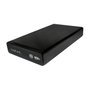 LogiLink Carcasa Externa 3,5 pulg. USB 3.0/SATA Negro Aluminio