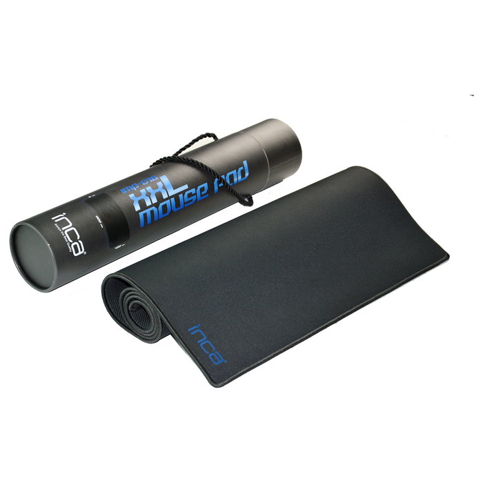 Inca IMP-018 XXL Gaming Mauspad 900x400x3mm Speed Alfombrilla de Ratón Tela Base Antiderrapante Negro