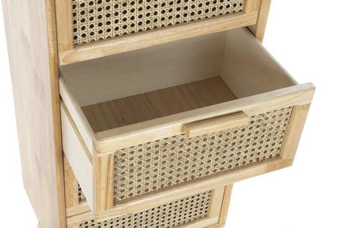 DKD Home Decor Cajonera Balines Rejilla Natural Caucho Ratan 90 x 40 x 30 cm DKD Home Decor Cajonera Balines Rejilla Natural Caucho Ratan 90 x 40 x 30 cm