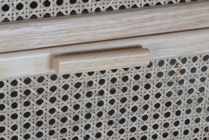 DKD Home Decor Cajonera Balines Rejilla Natural Caucho Ratan 90 x 40 x 30 cm DKD Home Decor Cajonera Balines Rejilla Natural Caucho Ratan 90 x 40 x 30 cm