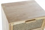 DKD Home Decor Cajonera Balines Rejilla Natural Caucho Ratan 90 x 40 x 30 cm