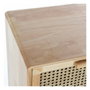 DKD Home Decor Cajonera de Caucho y Ratán Rejilla Natural