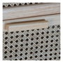 DKD Home Decor Cajonera de Caucho y Ratán Rejilla Natural