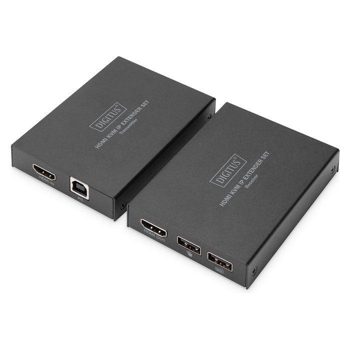 DIGITUS Extender KVM HDMI IP Set hasta 150m FullHD