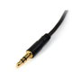 StarTech.com Cable de Audio Estéreo de 3,5 mm Delgado de 3 m Macho a Macho