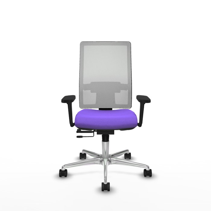 PIQUERAS Y CRESPO Silla de oficina Horna con mecanismo Sincro/Traslack, Lila y Blanco PIQUERAS Y CRESPO Silla de oficina Horna con mecanismo Sincro/Traslack, Lila y Blanco