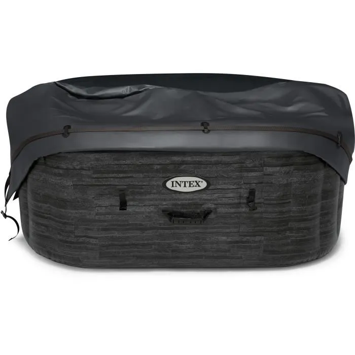 Intex Cubierta Térmica PureSpa Square para 4 Plazas - Evita la Pérdida de Calor