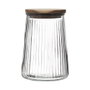 Home Deco Factory Bote con Tapa de Acacia 950 ml