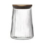 Home Deco Factory Bote Con Tapa Acacia 950 Ml Cocooning Vidrio