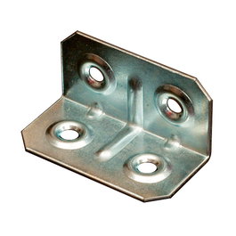 Micel AN05 Ángulo Refuerzo Zincado 20 x 20 x 40 mm Acero 1 mm Espesor