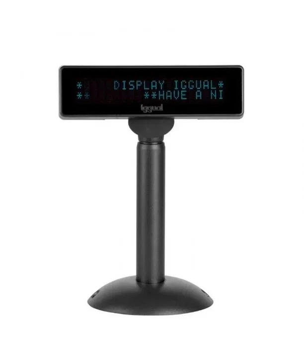 Iggual Visor TPV VFD 7 pulgadas Negro Iggual Visor TPV VFD 7 pulgadas Negro