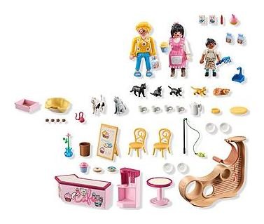 PLAYMOBIL Cafetería para gatos 71744 PLAYMOBIL Cafetería para gatos 71744