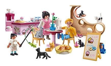 PLAYMOBIL Cafetería para gatos 71744 PLAYMOBIL Cafetería para gatos 71744
