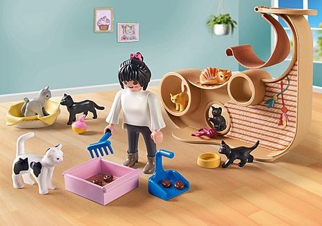 PLAYMOBIL Cafetería para gatos 71744 PLAYMOBIL Cafetería para gatos 71744
