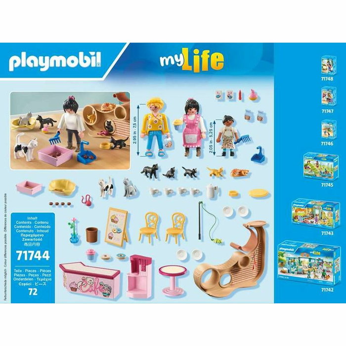 PLAYMOBIL Cafetería para gatos 71744 PLAYMOBIL Cafetería para gatos 71744