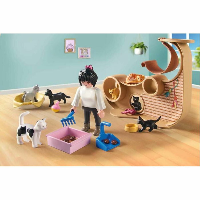 PLAYMOBIL Cafetería para gatos 71744 PLAYMOBIL Cafetería para gatos 71744