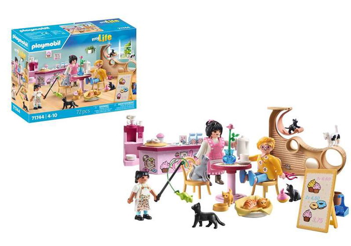 PLAYMOBIL Cafetería para gatos 71744 PLAYMOBIL Cafetería para gatos 71744