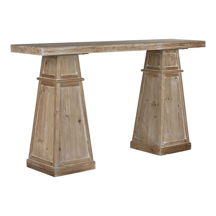 DKD Home Decor Consola de Madera MDF Decapé Natural 160x40x90,5 cm DKD Home Decor Consola de Madera MDF Decapé Natural 160x40x90,5 cm