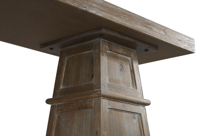 DKD Home Decor Consola Neoclasico Natural Madera y MDF 40 x 90.5 x 160 cm