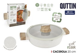 Quttin Cacerola ECOOK de 20 cm con Tapa