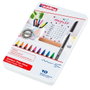 Edding Rotuladores 1200 Colores Surtidos Estuche Metálico 10 Unidades, Punta Fina 1 mm