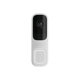 Ajax Video Door Bell weiss con sensor de movimiento 4 MP WiFi blanco