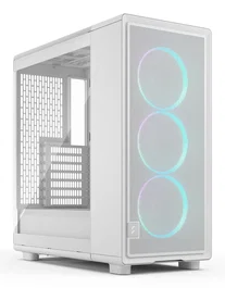 Fractal Design Epoch FD-C-EPO1A - Caja PC Gaming Midi Tower ATX, Micro ATX, Mini-ITX, Blanco, Vidrio Templado, RGB, Acero