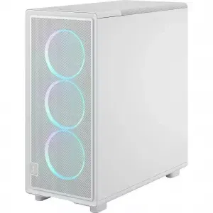 Fractal Design FD-C-EPO1A-05 Caja Ordenador Torre Midi Blanca con Flujo de Aire y Compatibilidad ATX Micro-ATX Mini-ITX