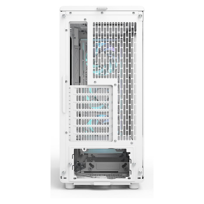Fractal Design Epoch Torre PC Midi-Tower Blanco RGB con Panel de Vidrio Templado - Compatible con ATX, micro-ATX, Mini-ITX, Ventana Lateral, Gestión de Cables