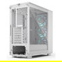 Fractal Design Epoch Torre PC Midi-Tower Blanco RGB con Panel de Vidrio Templado - Compatible con ATX, micro-ATX, Mini-ITX, Ventana Lateral, Gestión de Cables