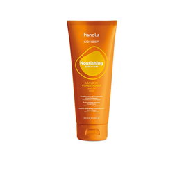 Fanola Wonder Leave Reestructurante Wonder Nourishing 300ml - Desenredante Emoliente para Cabellos Secos Gruesos, Encrespados y Tratados, Aporta Suavidad y Brillo