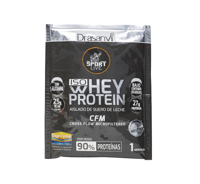 DRASANVI SPORT LIVE Whey Protein Aislado Neutro DRASANVI SPORT LIVE Whey Protein Aislado Neutro